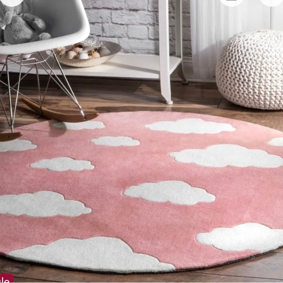 Other - Cloudy Pink Area Rug for kids